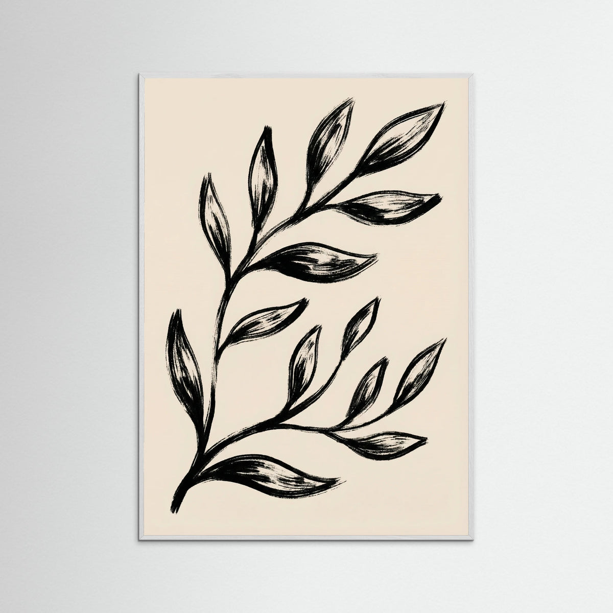 White Wood Abstract Blooms