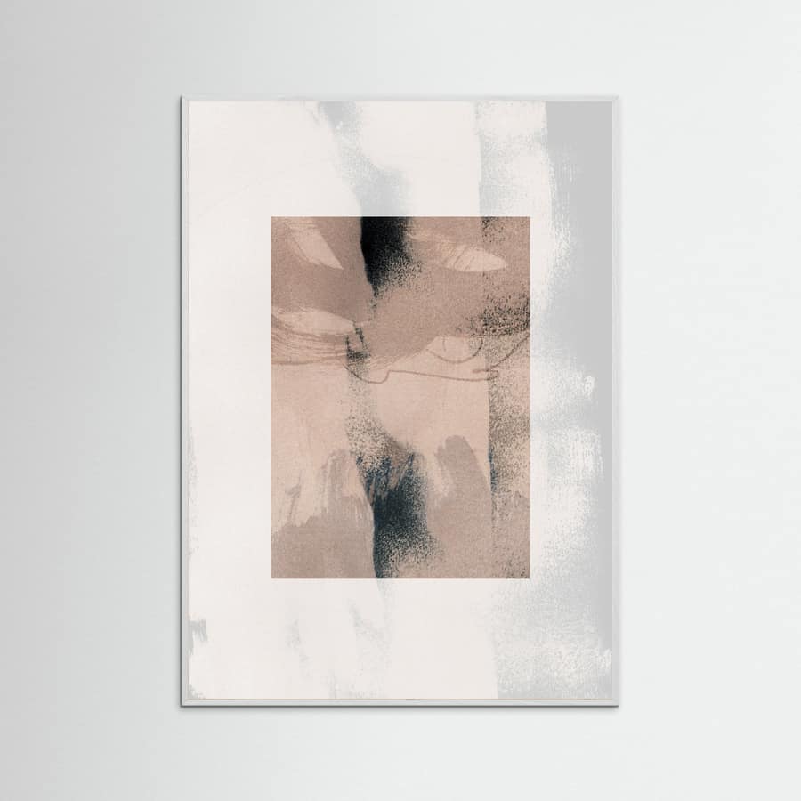 Abstract Brush Strokes 17x Poster – plakat og kunsttryk