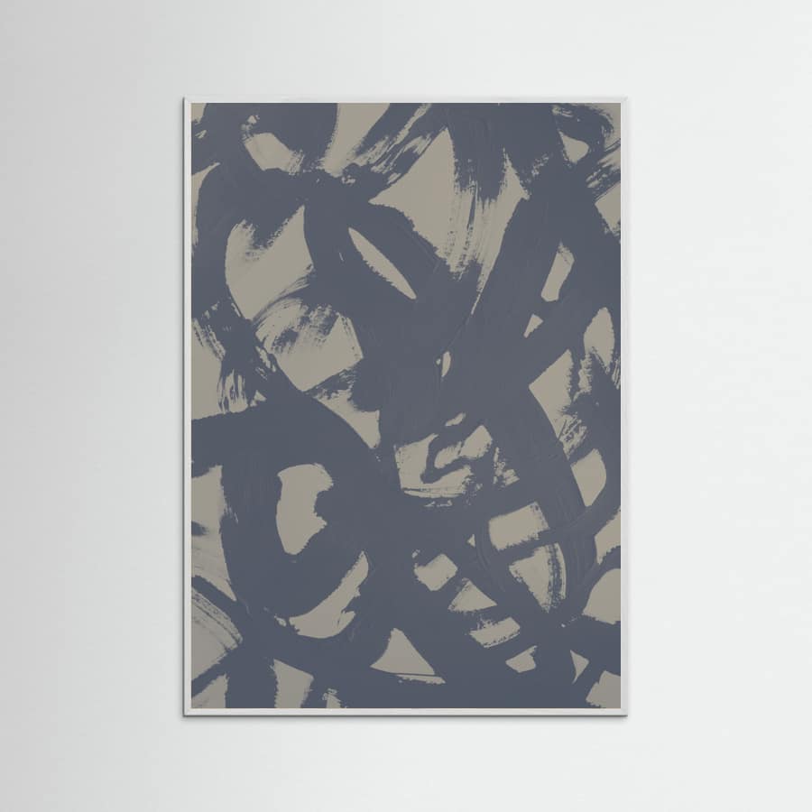 Póster Abstract Brush Strokes 399X – póster e impresión artística