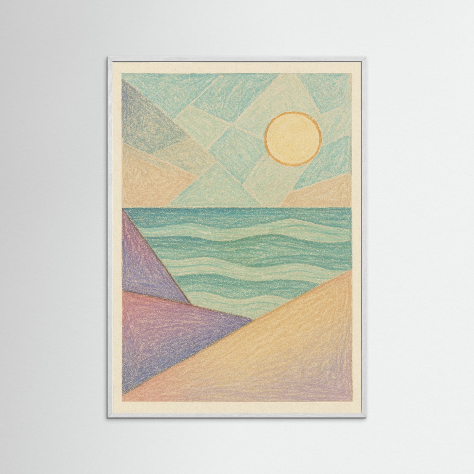 White Wood Abstract Contours