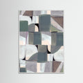 White Wood Abstract Desaturate No3 Poster