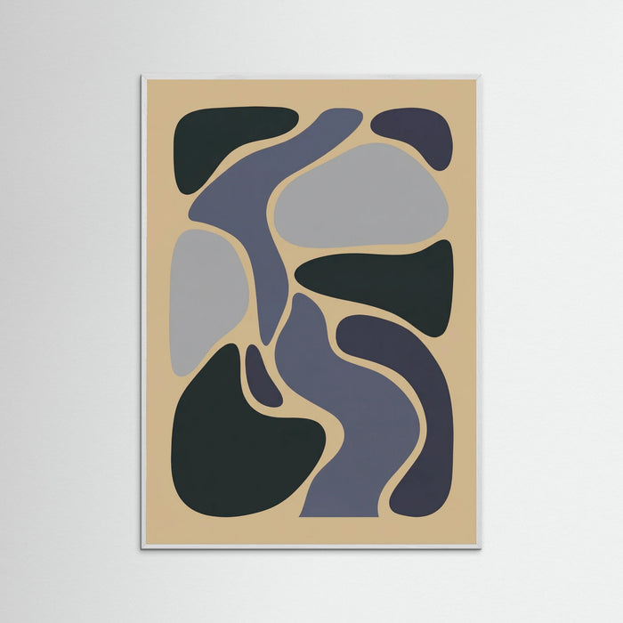 White Wood Abstract Foliage Study