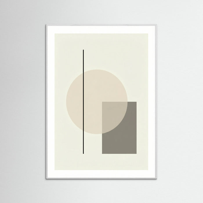 White Wood Abstract Forms