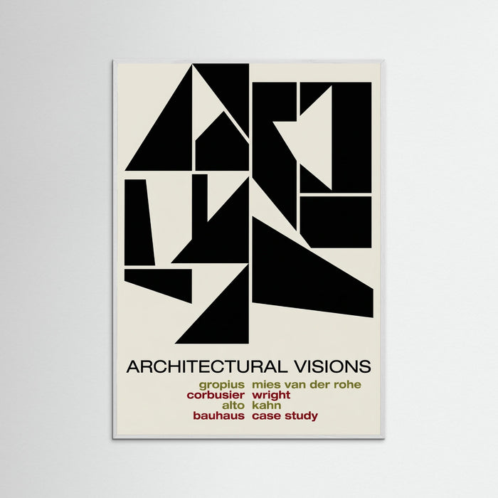 White Wood Abstract Graphic Exhibition