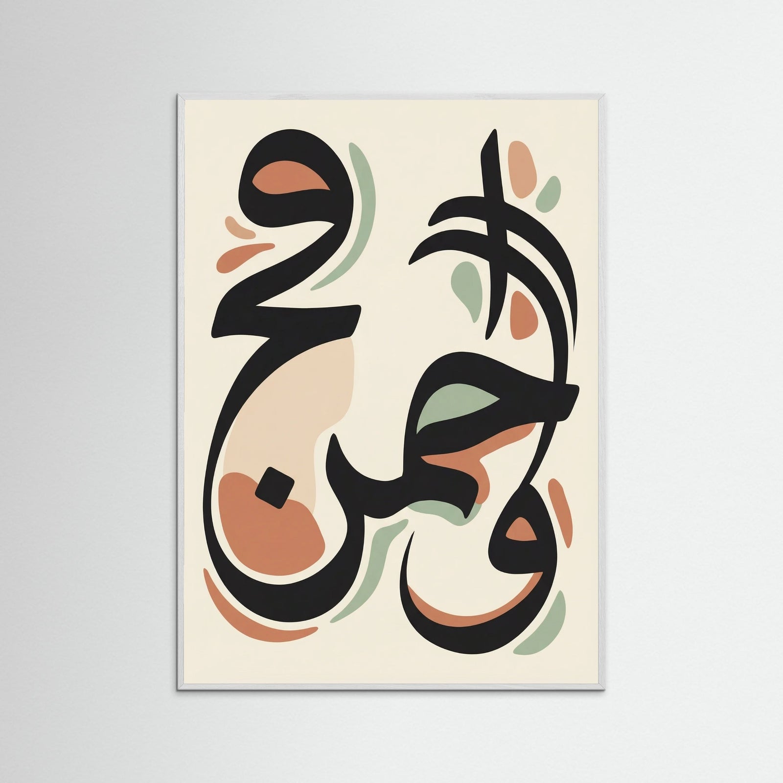 White Wood Abstract Klee Forms