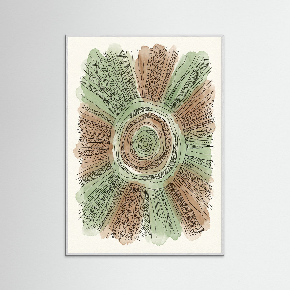 White Wood Abstract Pattern Bands