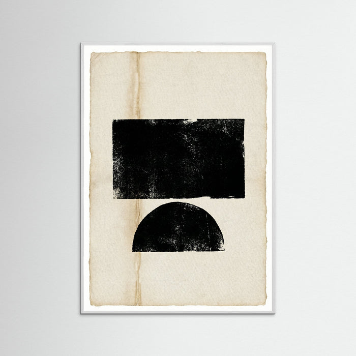 White Wood Abstract Profile