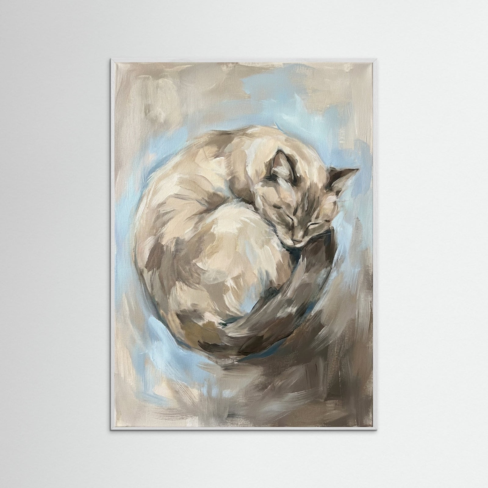 White Wood Abstract Repose