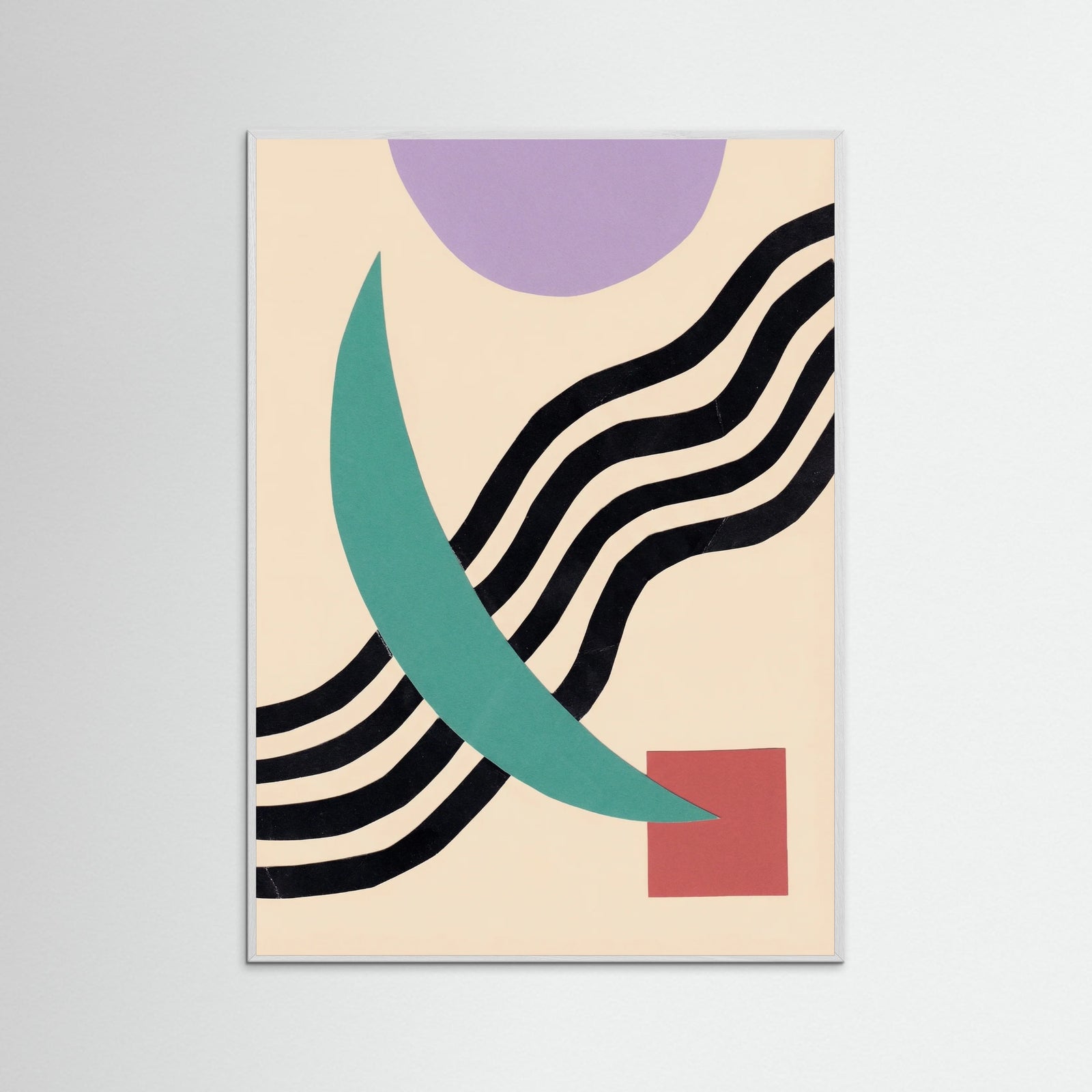 White Wood Abstract Rhythms