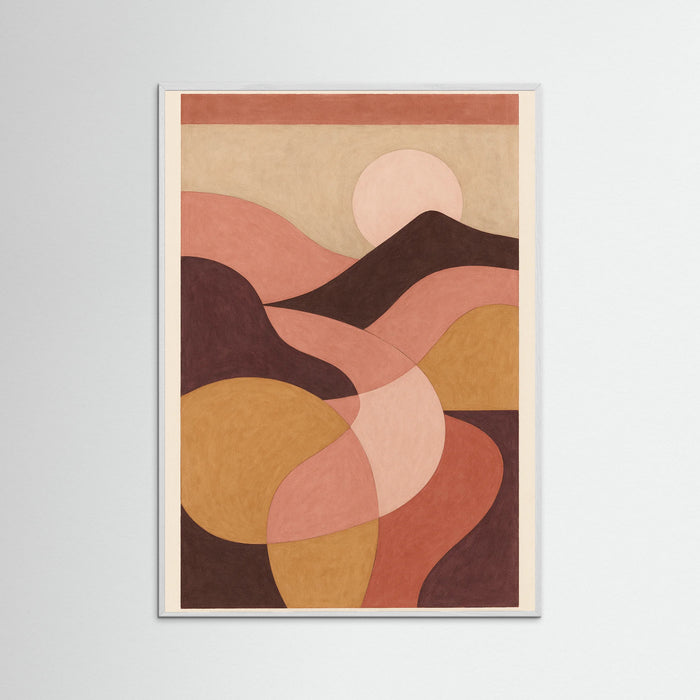 White Wood Abstract Shapes