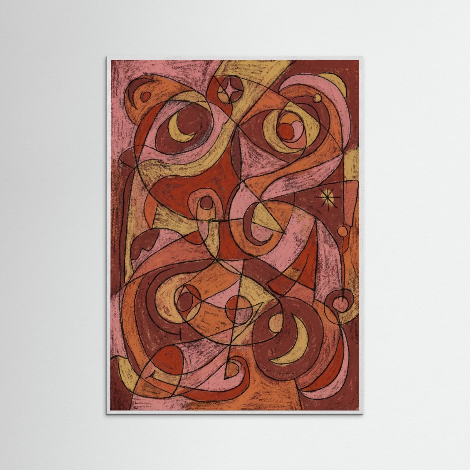 White Wood Abstracted Figure Study