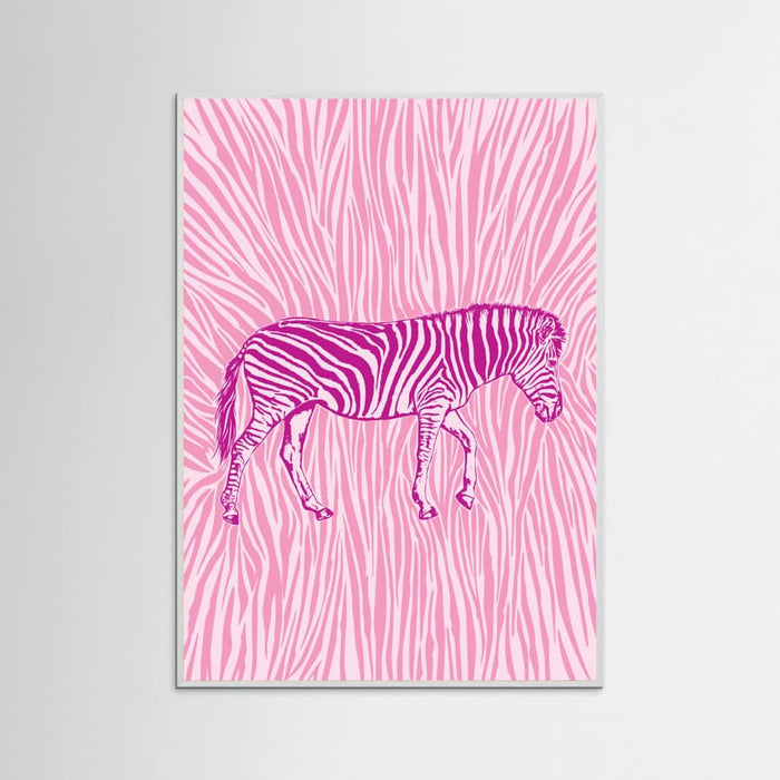 Poster African Zebra striking camouflage – poster e stampa artistica
