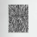 African Zebra striped camouflage -juliste – juliste ja taidepainatus
