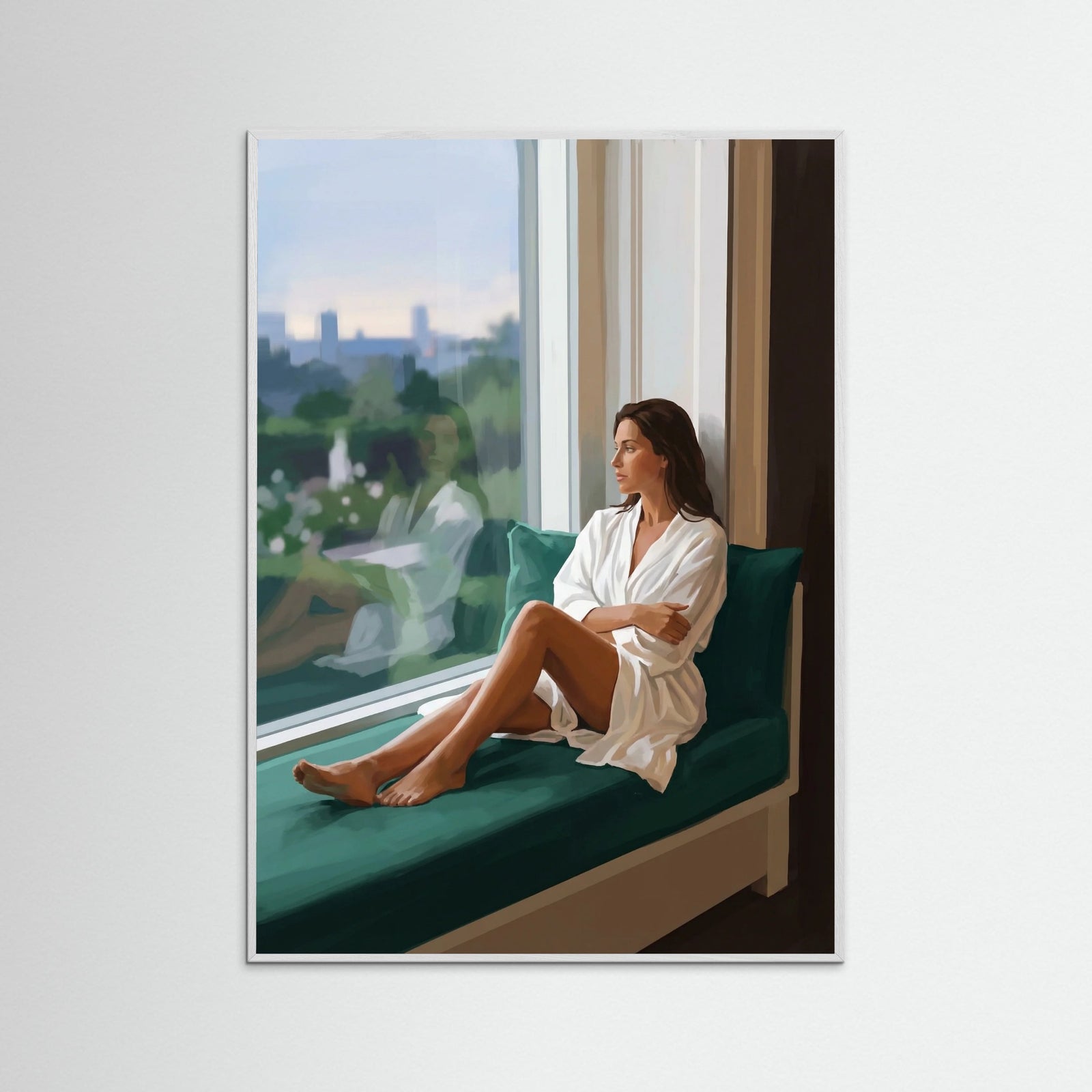 White Wood Afternoon Serenity