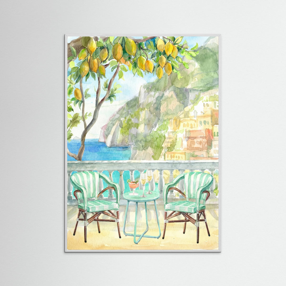 White Wood Amalfi Coast Bliss