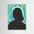 Anonymous Portrait In Cool Colors Poster – poster and art print