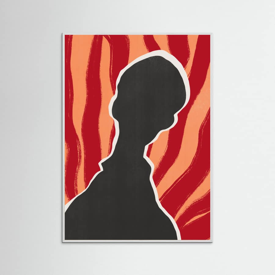 Anonymous Portrait In Heat Poster – poster and art print