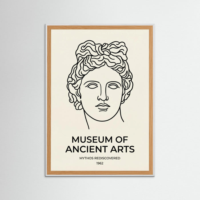 White Wood Antibes Museum Poster