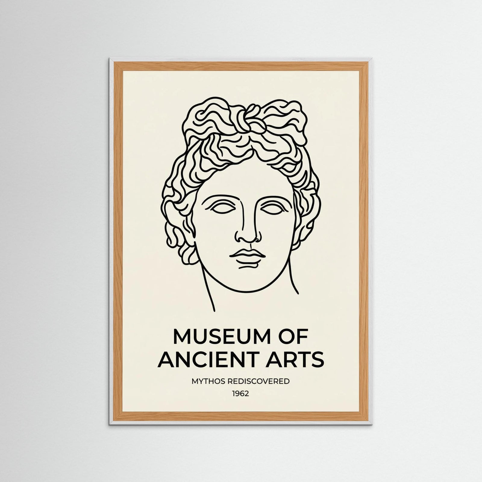 White Wood Antibes Museum Poster