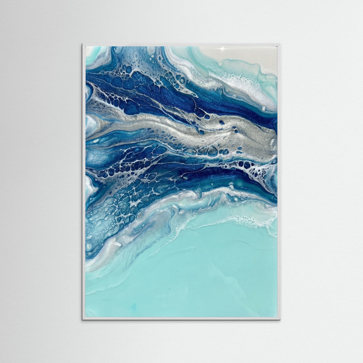 White Wood Aqua Current