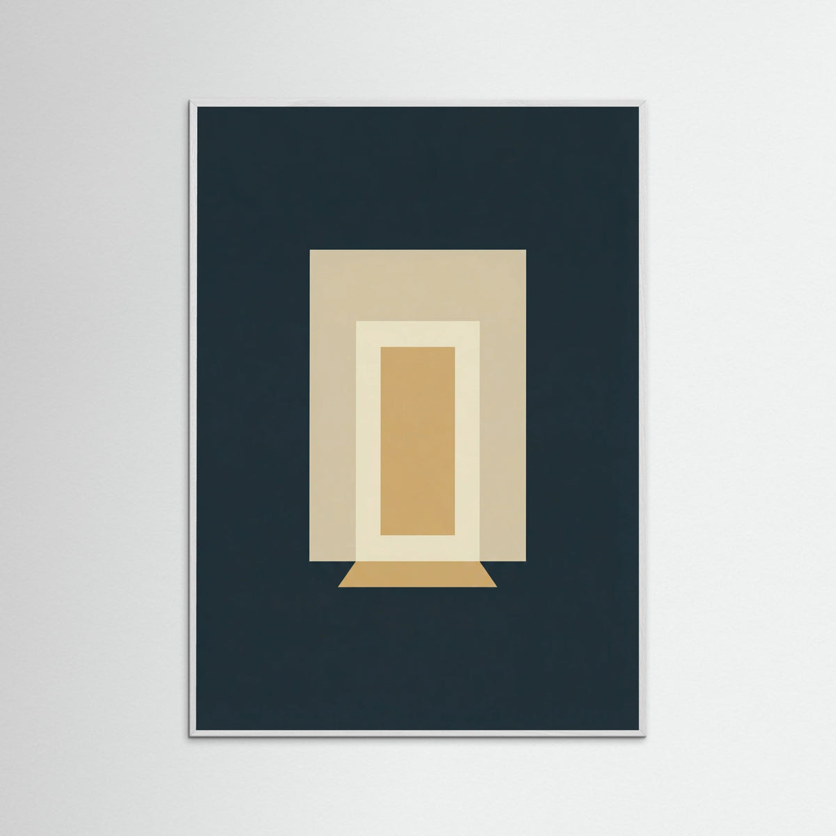 White Wood Architectural Stillness