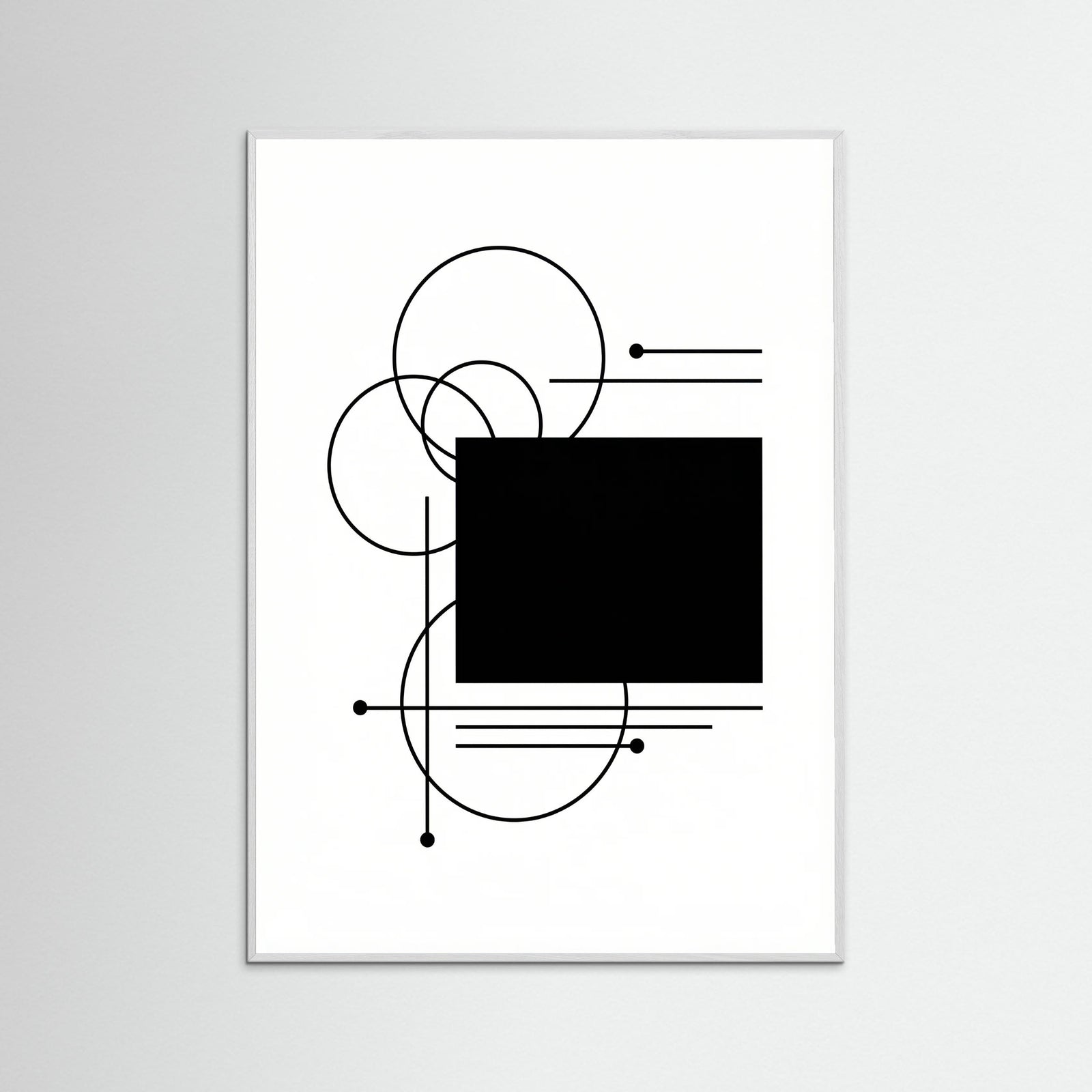 White Wood Art Print