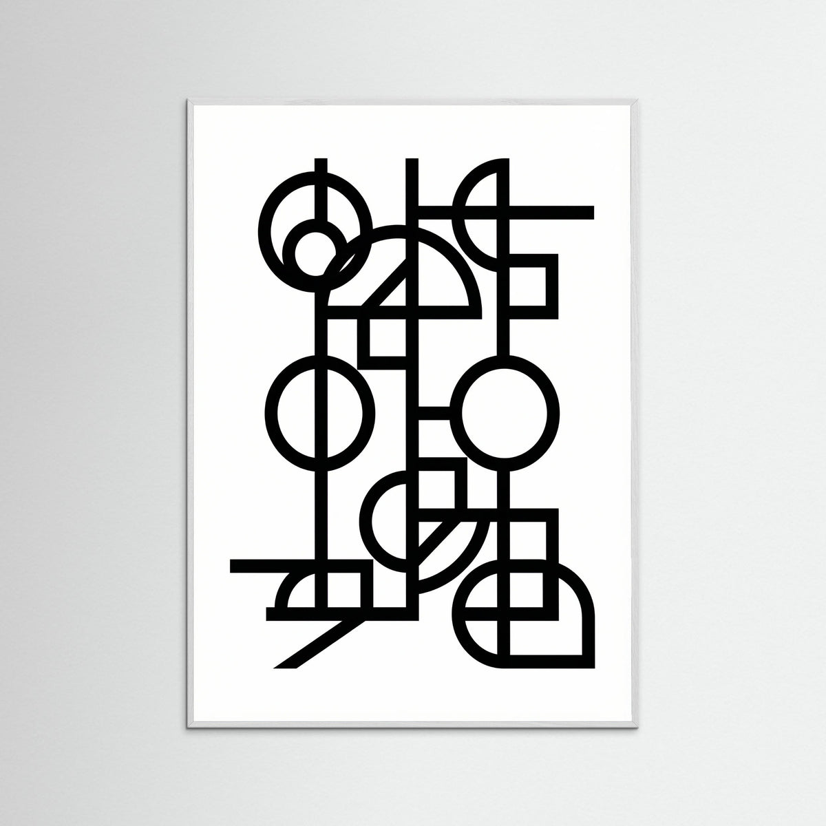 White Wood Art Print