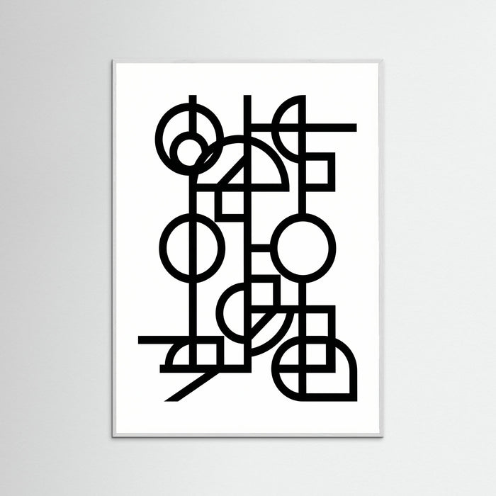 White Wood Art Print