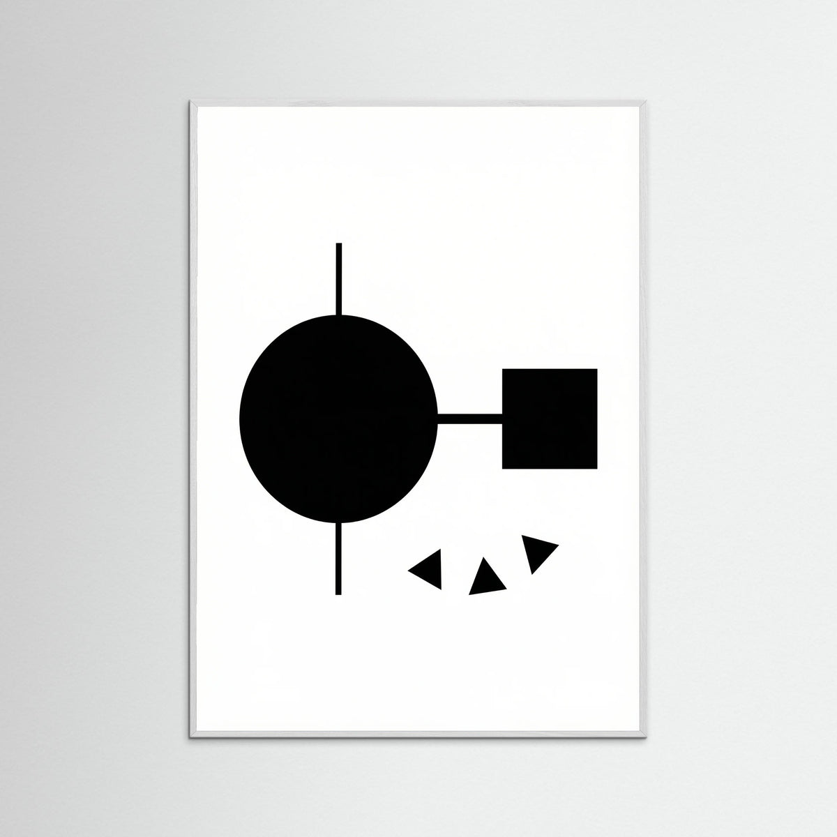 White Wood Art Print