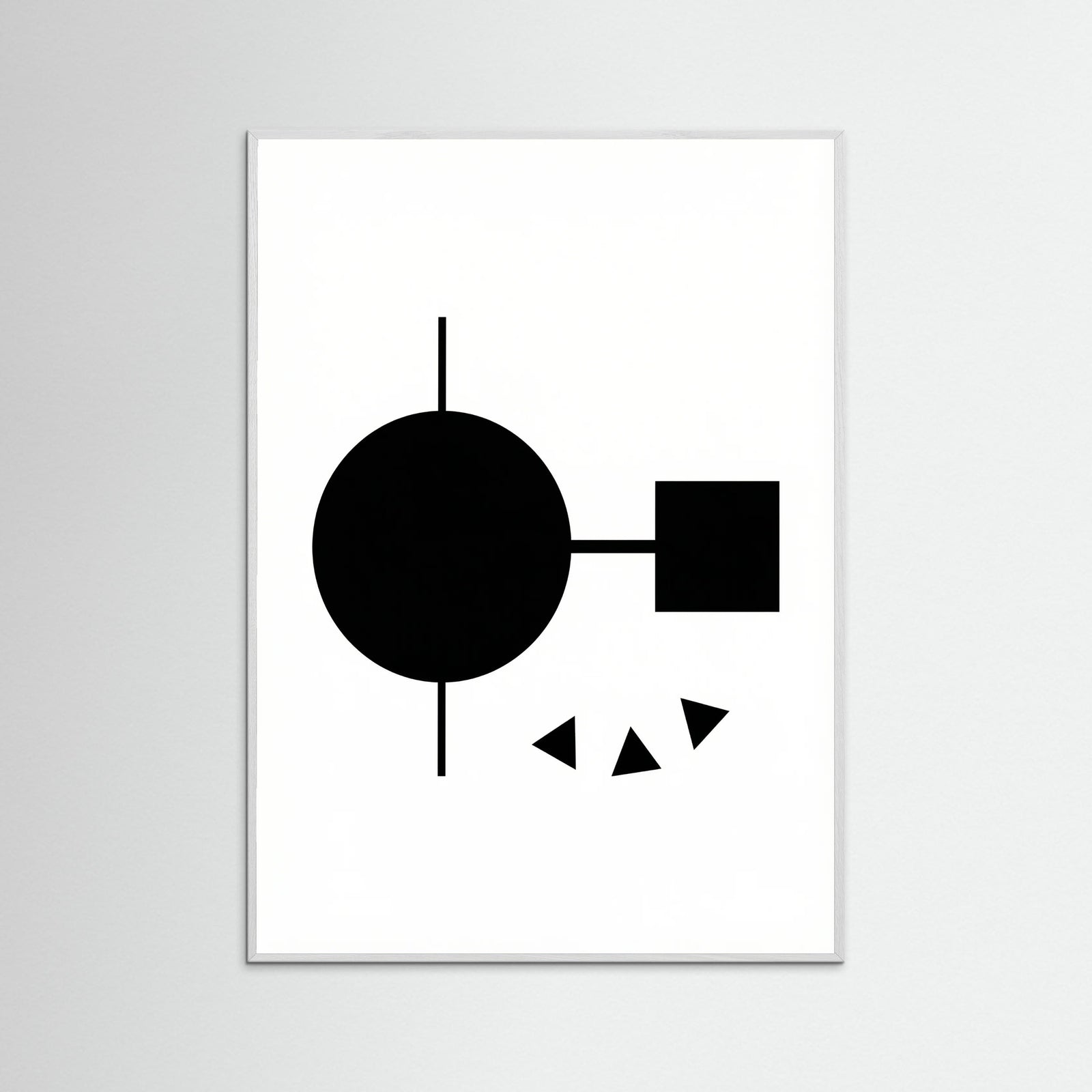 White Wood Art Print