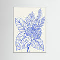 White Wood Azure Botanical Sketch