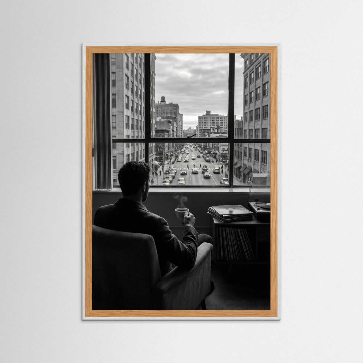 White Wood Balcony Serenity