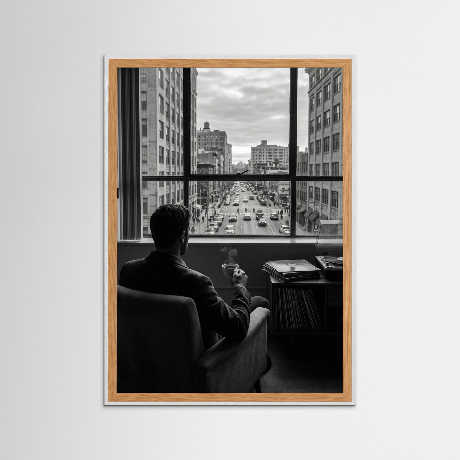 White Wood Balcony Serenity