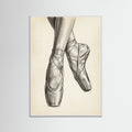 White Wood Ballet Dancer Study