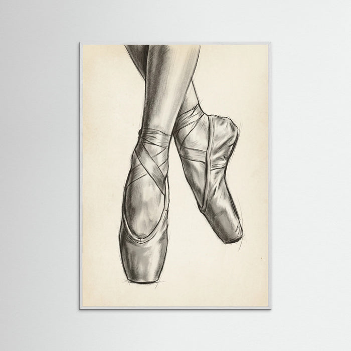 White Wood Ballet Dancer Study