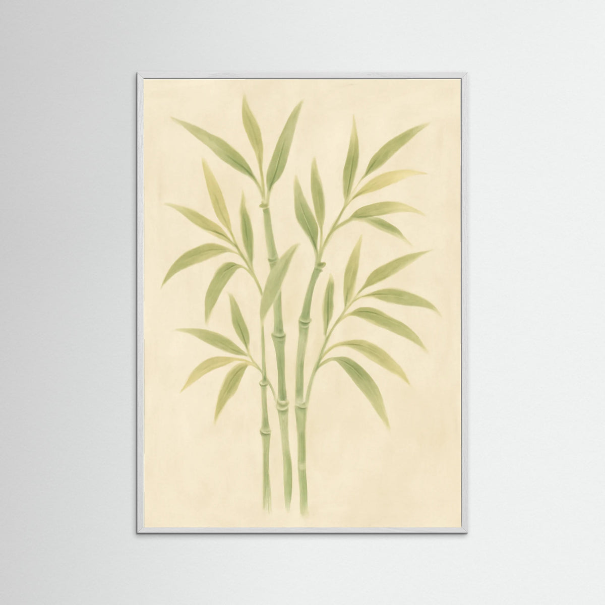 White Wood Bamboo Tranquility