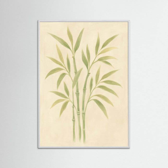 White Wood Bamboo Tranquility