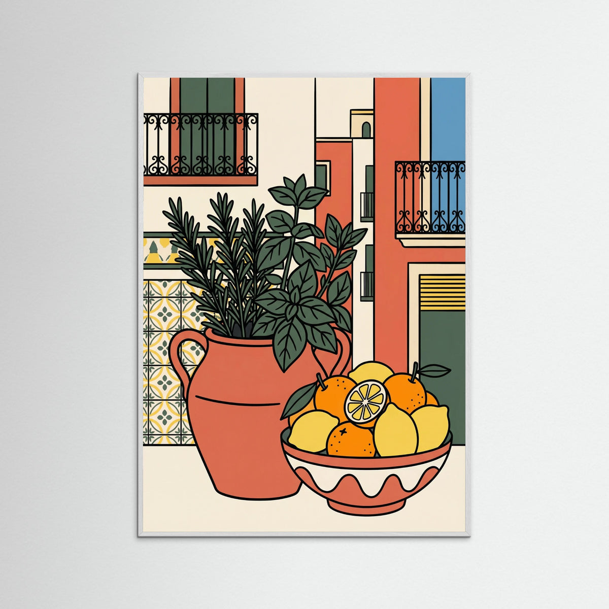 White Wood Barcelona Blooms