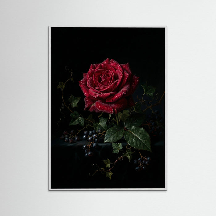 White Wood Baroque Bloom