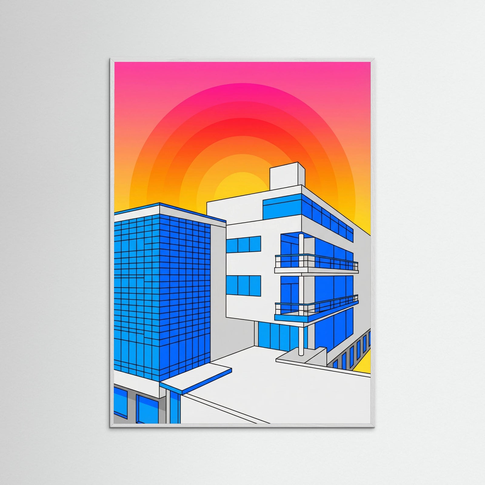 White Wood Bauhaus Arch