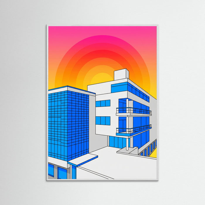 White Wood Bauhaus Arch