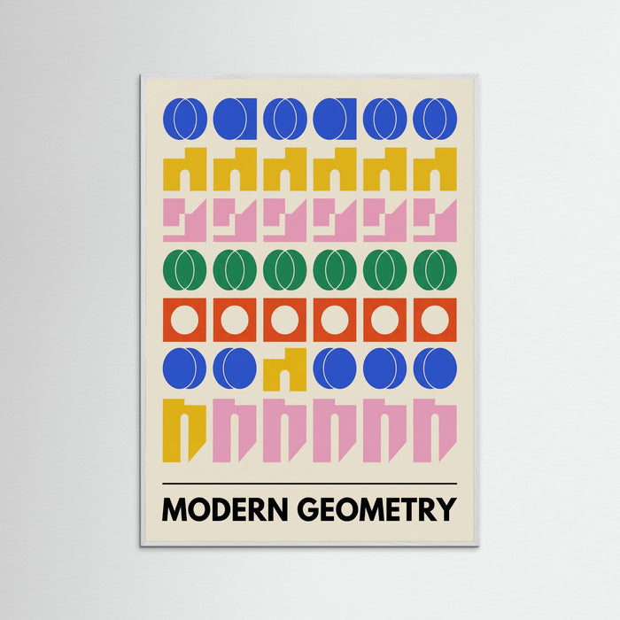Bauhaus Blooms Grid – plakat og kunsttryk
