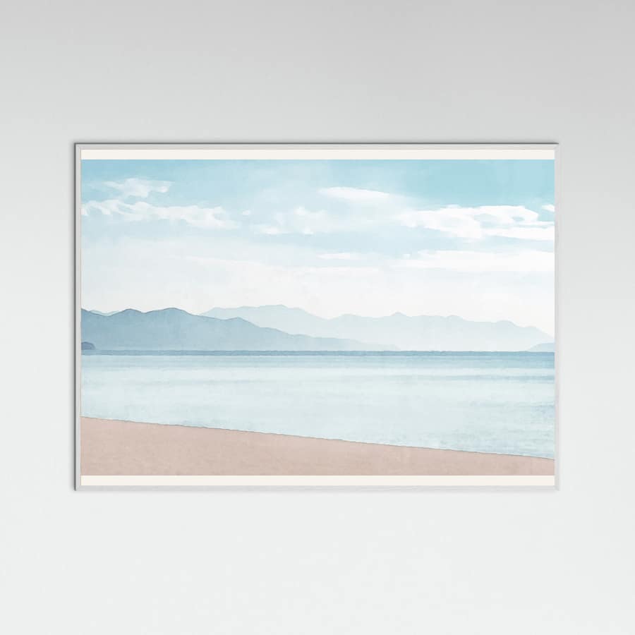 Beach View Poster – poster and art print