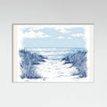 Beach Walk Poster – poster and art print