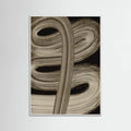 Beige strokes no 4 Poster – Poster und Kunstdruck