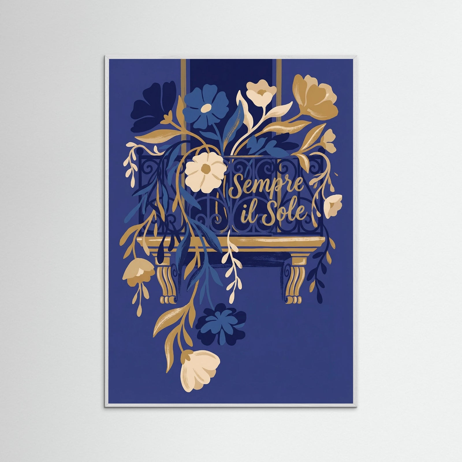 White Wood Bella Vita Vase