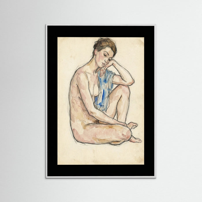 White Wood Bending Figure Study