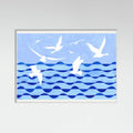 Poster Birds Over the Sea Clean Scan – poster e stampa artistica