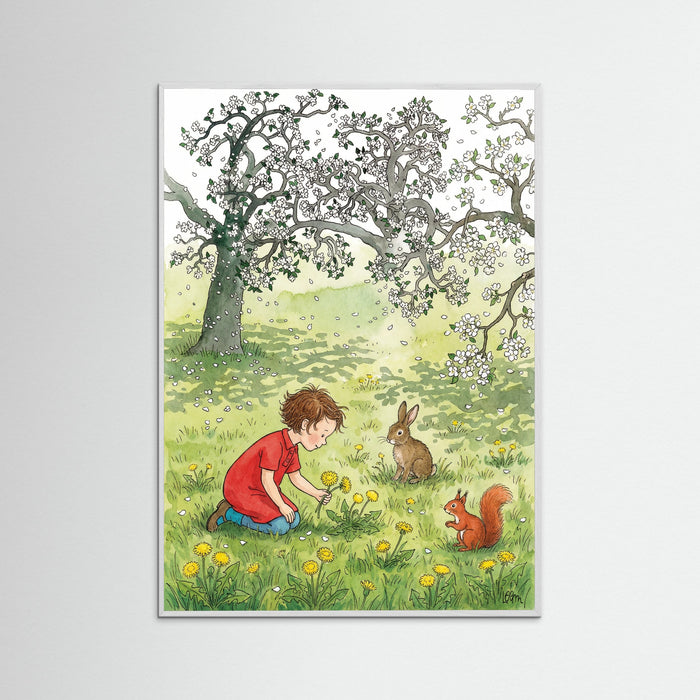 White Wood Blossom Swing