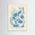 White Wood Blue Bloom Study